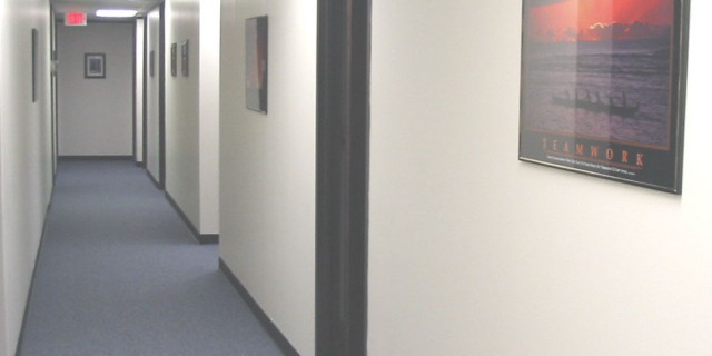 Couloir de bureau